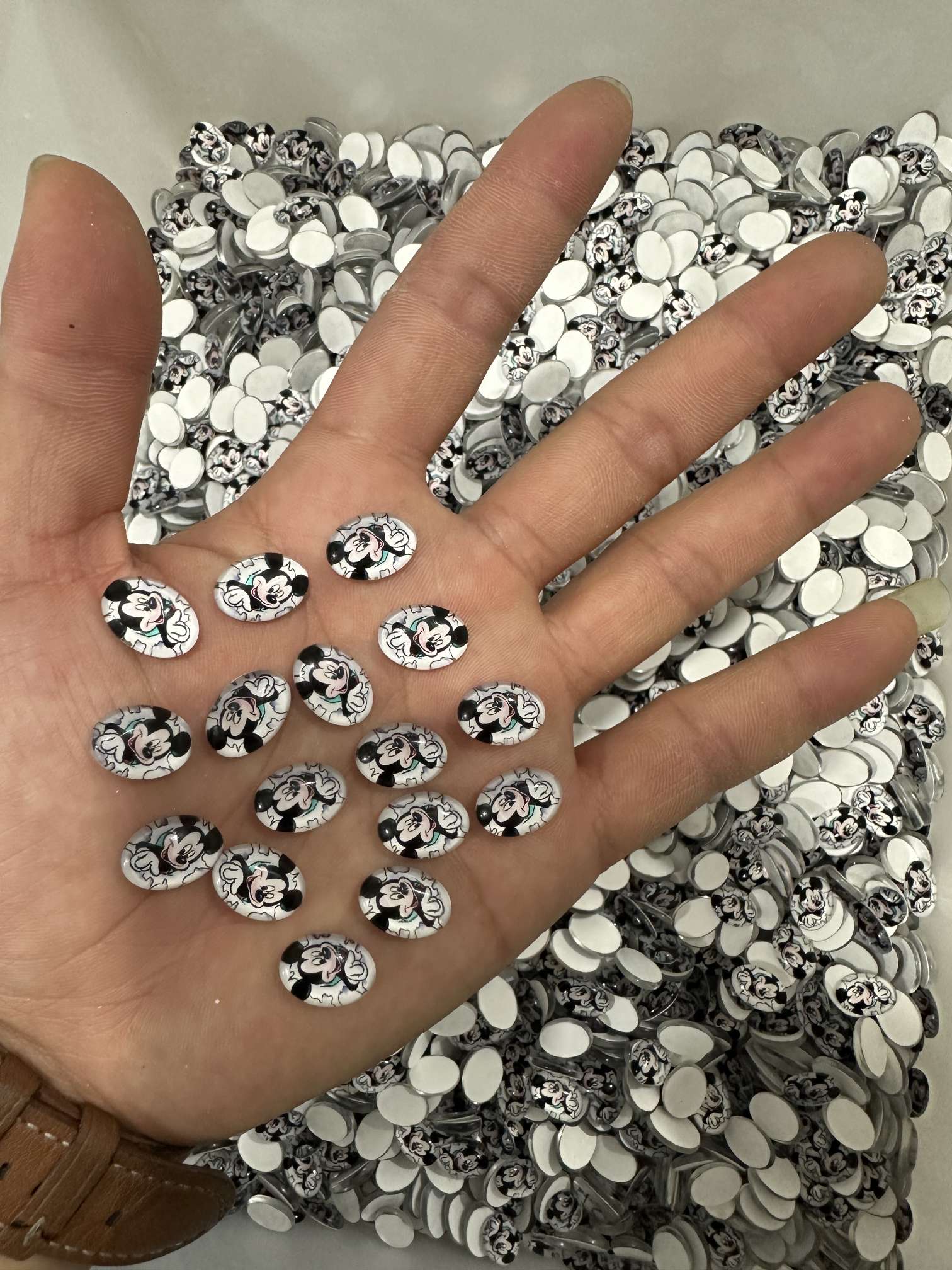 10*14 oval sticker cartoon character accessory DIY accessory detail image 3