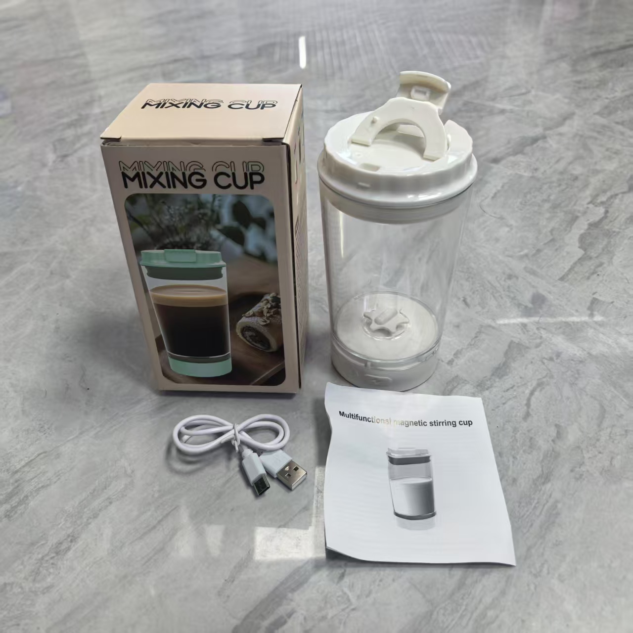 多功能磁力搅拌杯自动搅拌杯一键搅拌咖啡奶粉摇摇杯咖啡杯详情图4