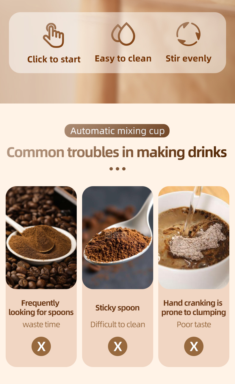 多功能磁力搅拌杯自动搅拌杯一键搅拌咖啡奶粉摇摇杯咖啡杯详情2