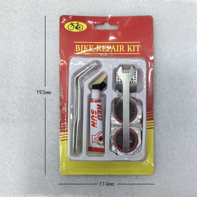 181110自行车补胎工具单车组合工具轮胎应急维修车补修工具补胎片胶水锉刀撬胎棒