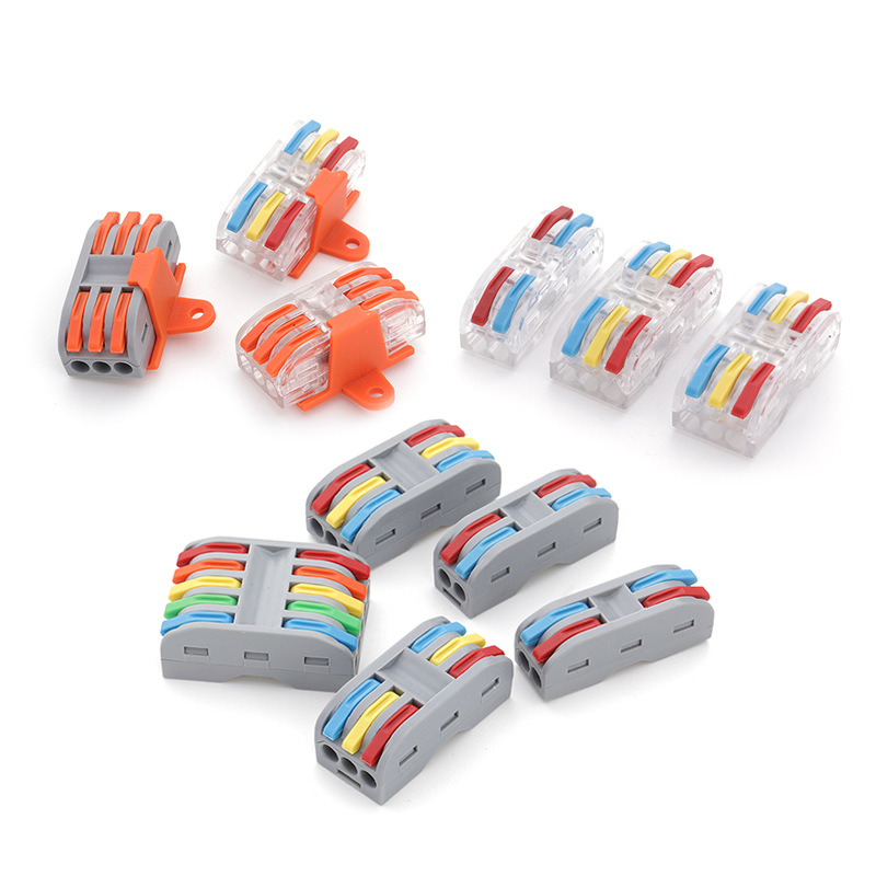 电线套管/带接地欧式公插头/压线帽接线端子/电器配件产品图