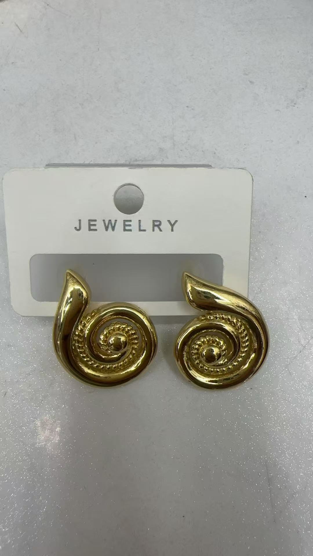 饰品/耳环/耳饰/烧焊锆石耳环/烧焊耳环白底实物图