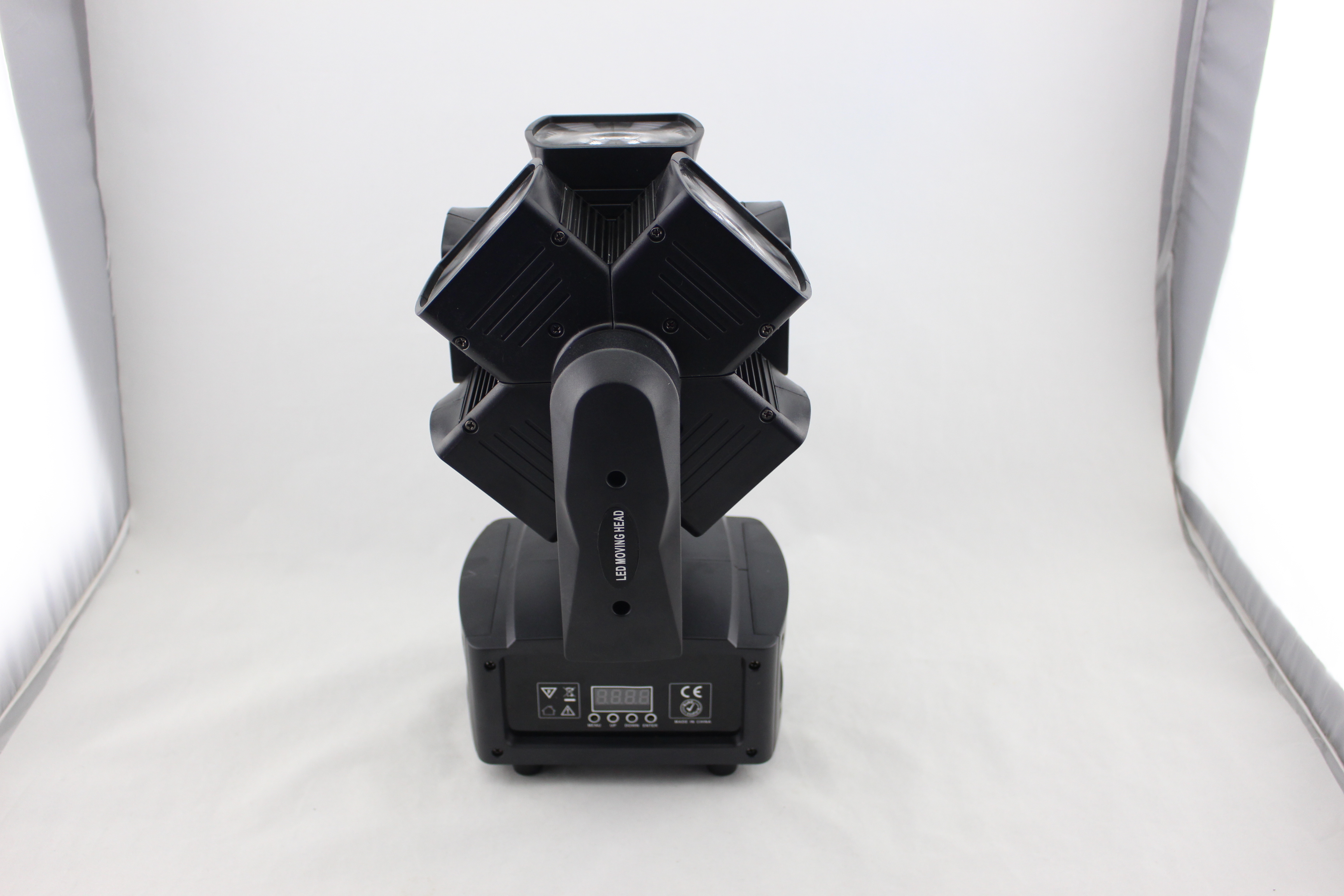 High quality moving head stage light rotating LED beam light dual-head full-color voice-controlled light, Laser beam,  high-brightness,color-changing light bar disco party light,factory wholesale Item Picture