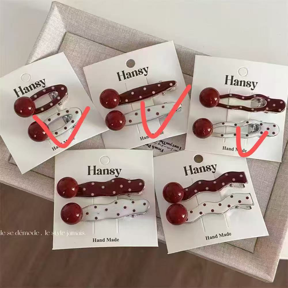 发卡/拉布布/发卡女士/假发/儿童发卡白底实物图