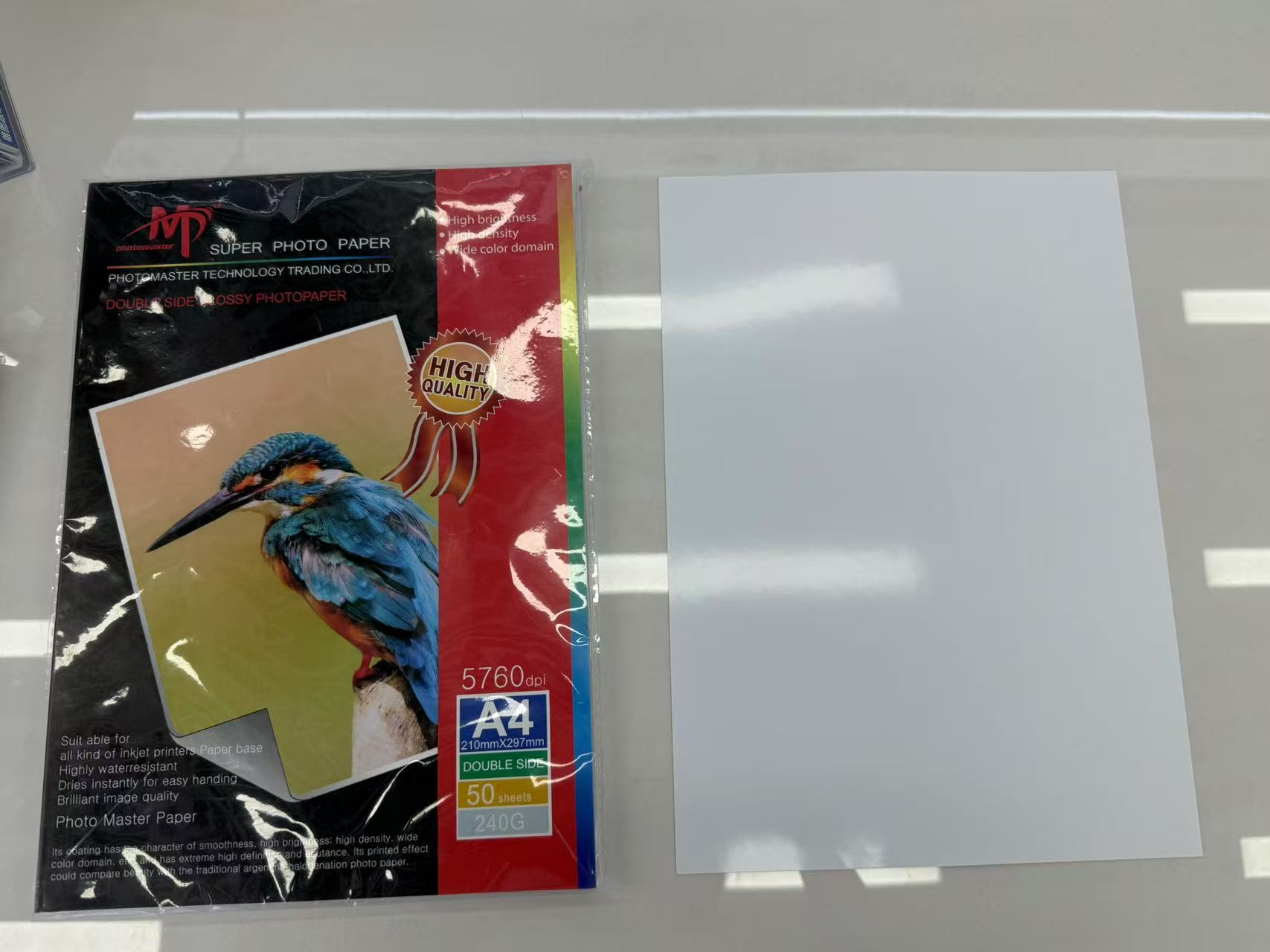 拍立得相纸/相纸/富士相纸/塑封膜/包装打印白底实物图