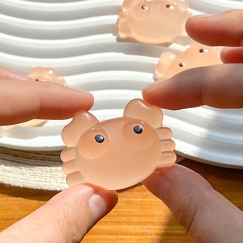 新款变色烤鸭烤螃蟹减压儿童捏捏乐玩具TPR全环保材料软料仿真玩具