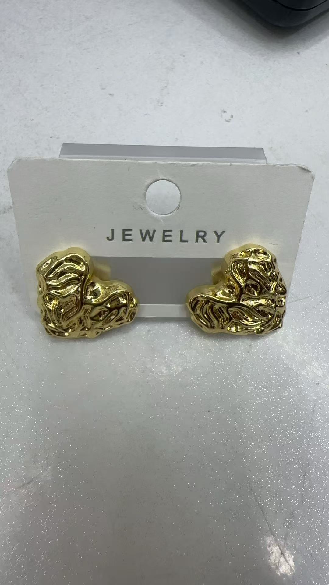 饰品/耳环/耳饰/烧焊锆石耳环/烧焊耳环白底实物图