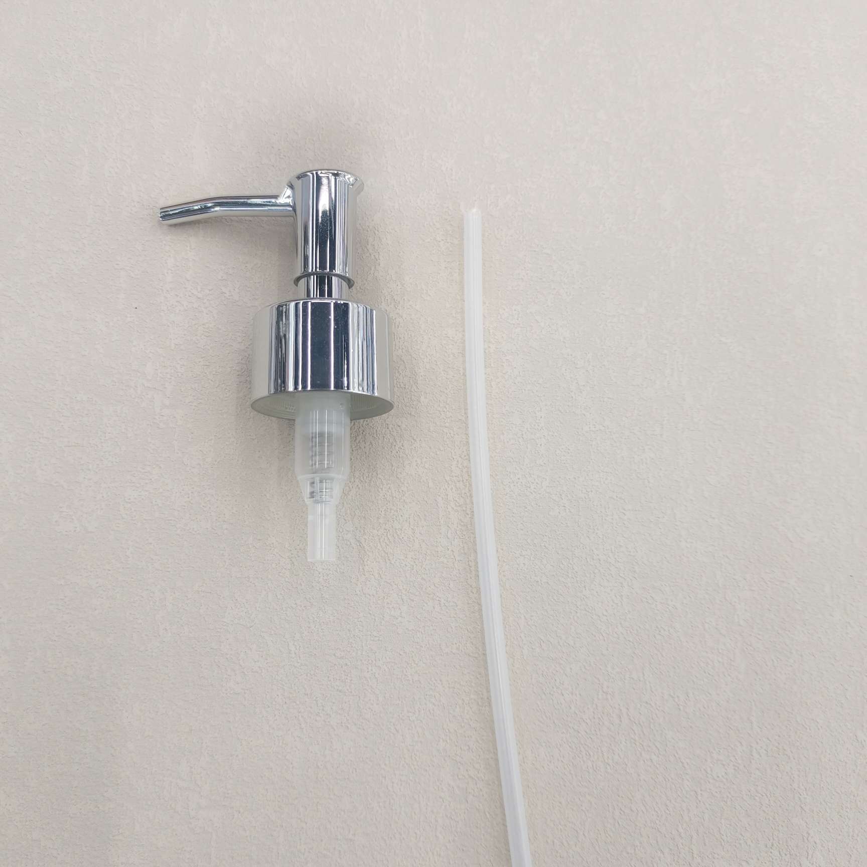 多规格塑料UV按压电镀泵头 化妆品便携式乳液按压式长嘴乳液泵头 详情图5