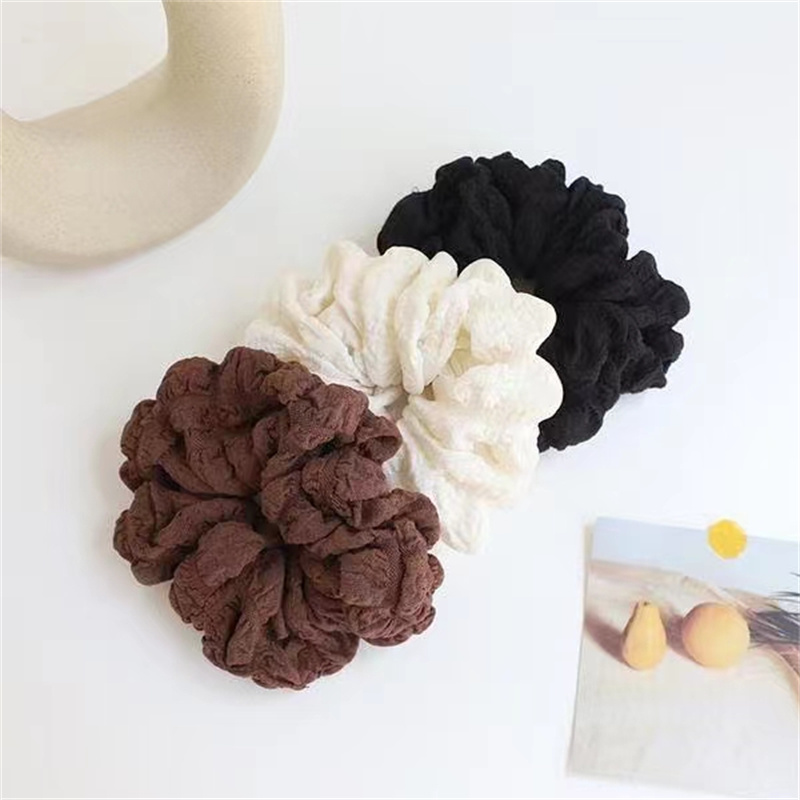 时尚女士大肠发圈头绳皮筋发绳套装韩版简约发饰品不伤发持久弹力发圈