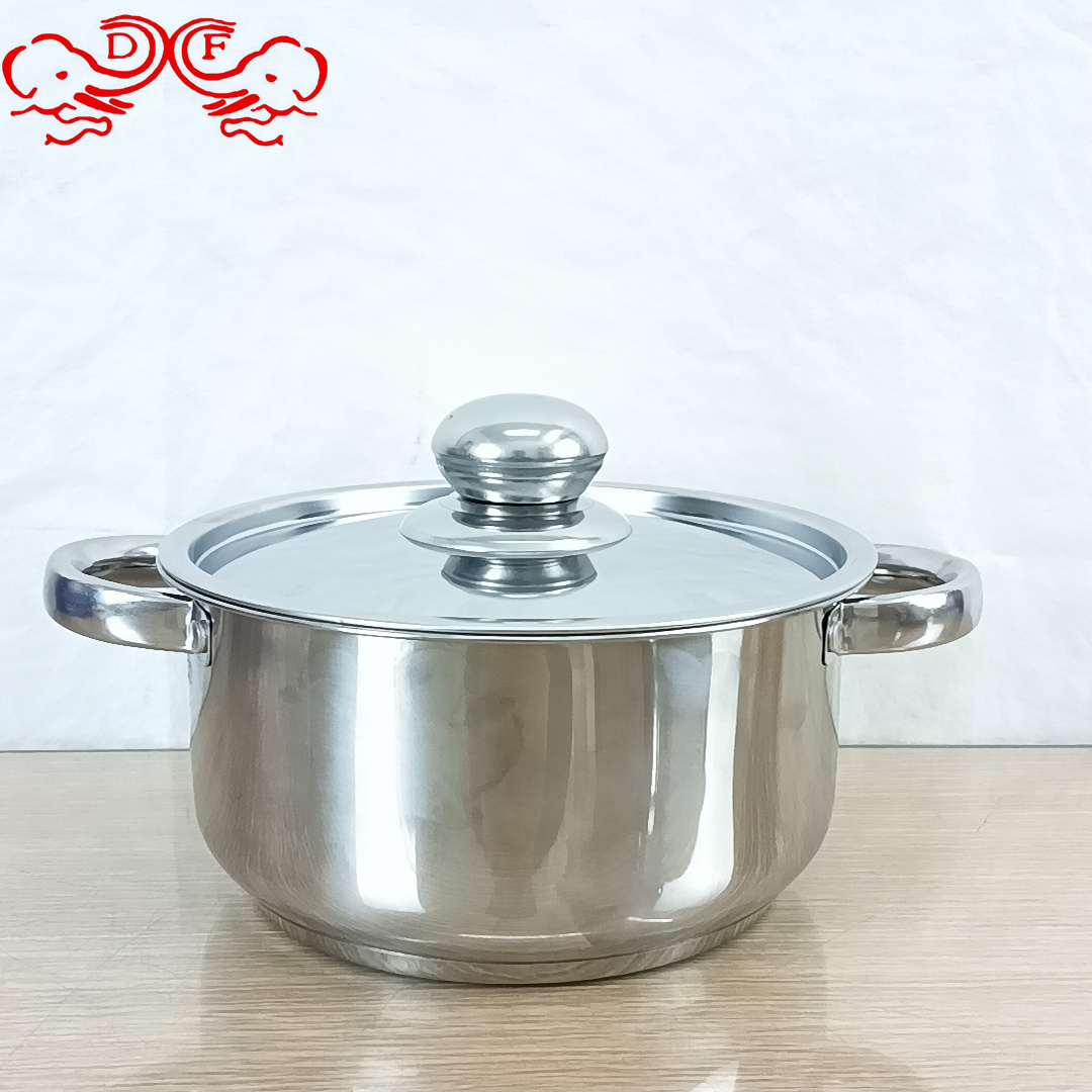 طقم من طراز DF68964 من أطباق من الفولاذ غير القابل للصدأ، 8 قطع من أطباق من الفولاذ غير القابل للصدأ ذات مقابض Item Picture