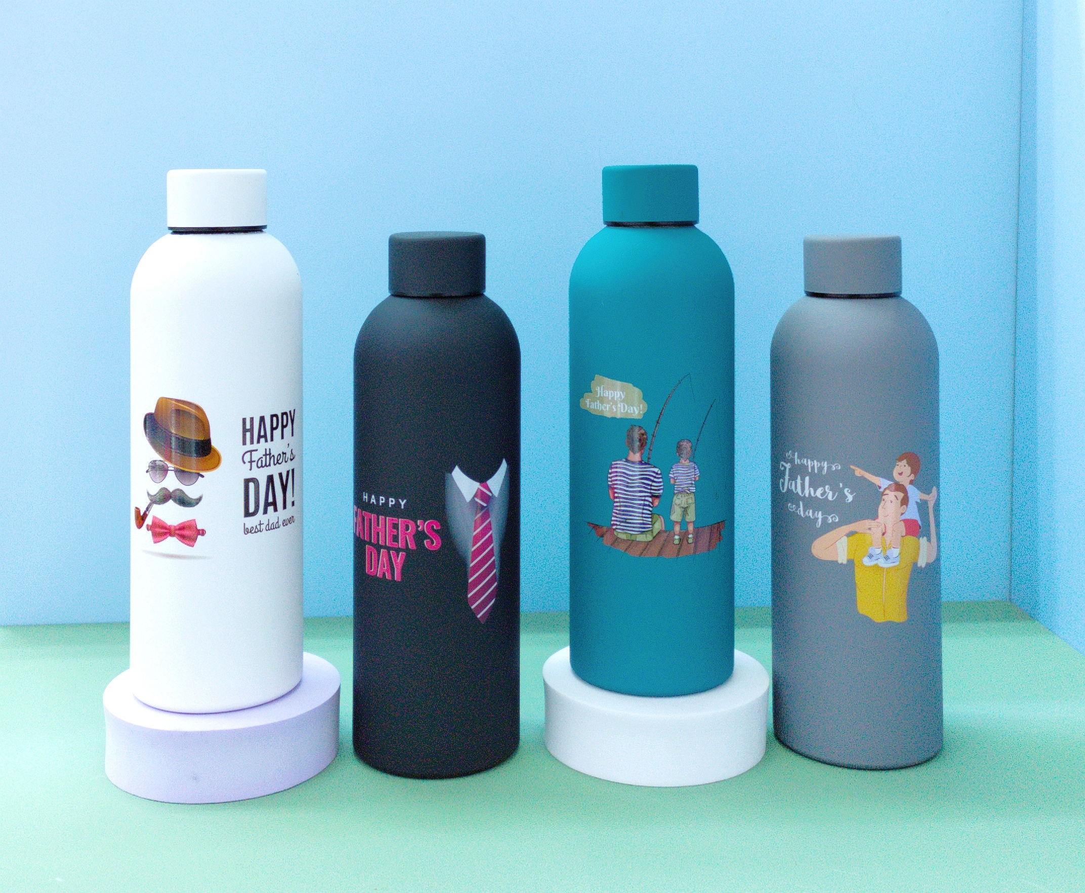 保温杯/水杯/钛杯/不锈钢保温杯/纯钛保温杯白底实物图