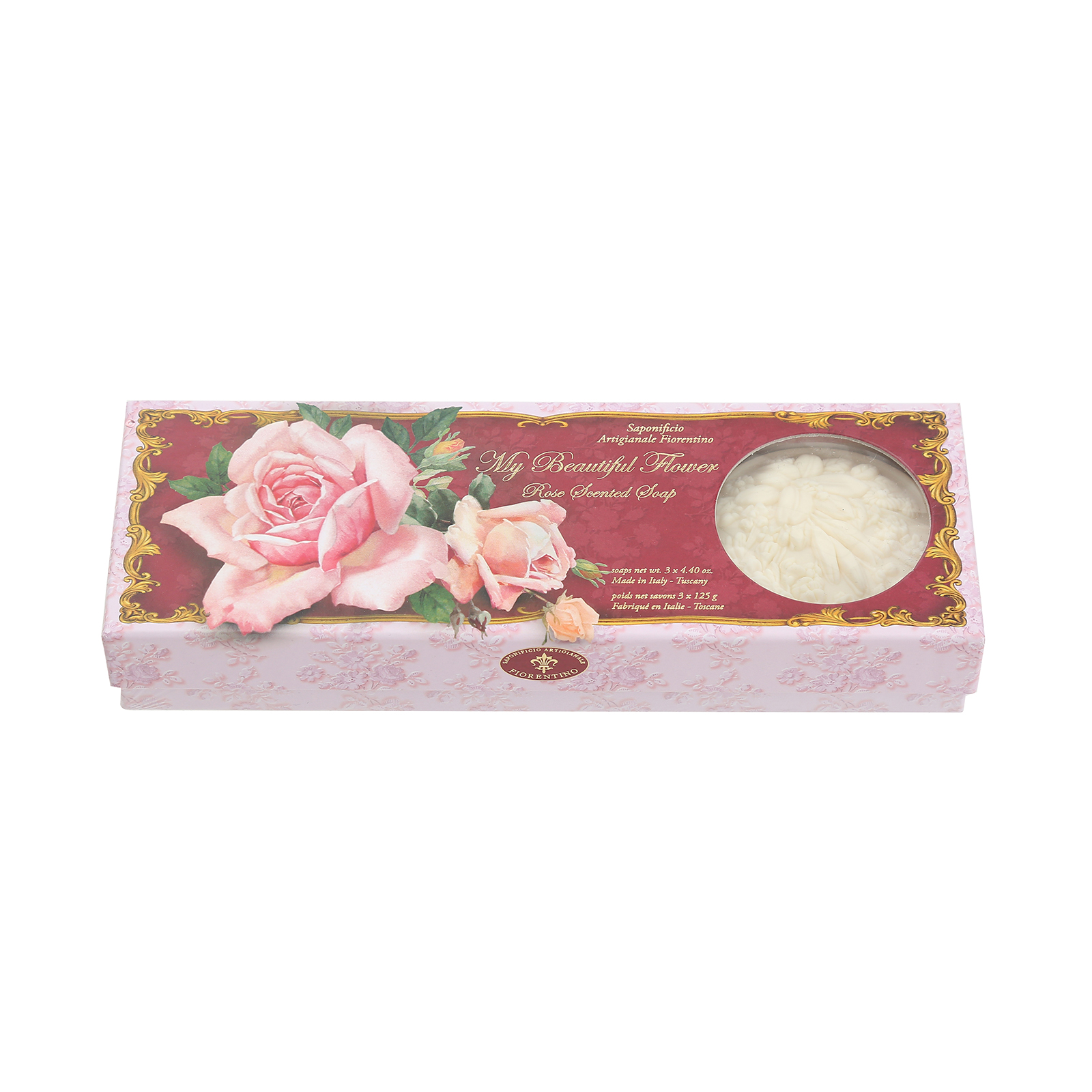 Italian Frotino Morning Dew Series Soap Exquisite Gift Box Souvenir Set Rose Lily of the Valley Lavender Essential Oil Scented soap pic 2
