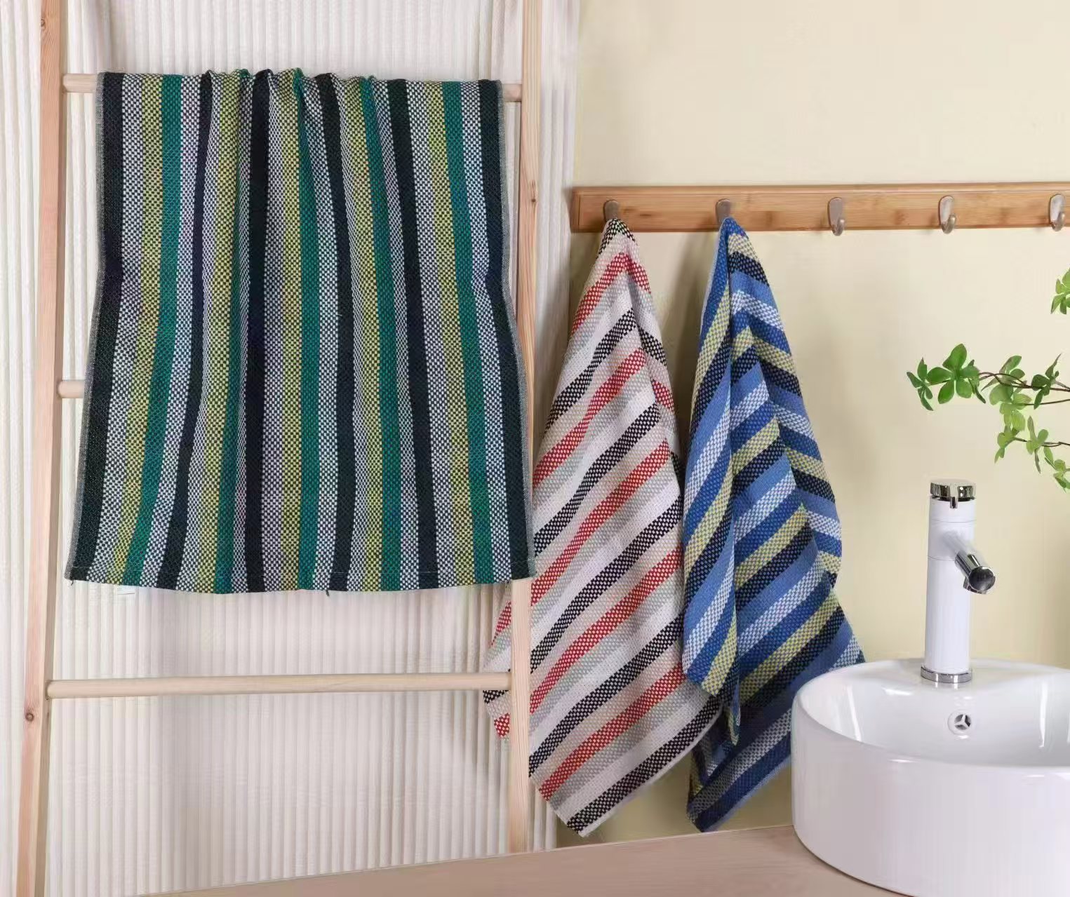 50*70 water-absorbing and quick-drying kitchen towel, tea towel, multi-purpose cleaning cloth, soft and durable household cloth, essential for the kitchen details Picture