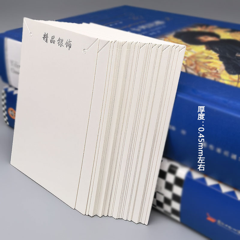 Factory direct sales packaging jewelry necklaces, beige cards, silver jewelry packaging display cards, 6*10cm in stock, 100 pieces per auction Application Scenario