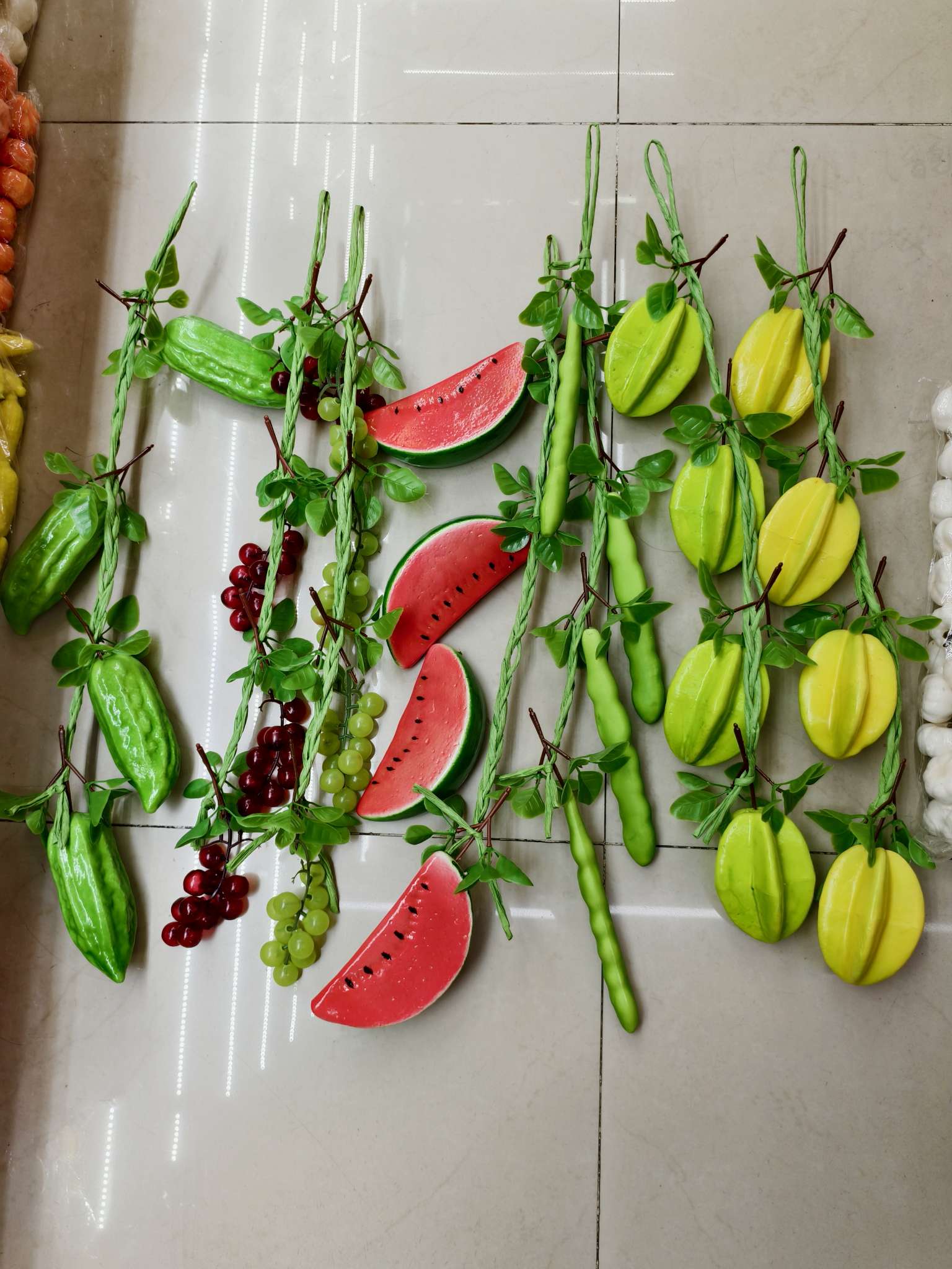 仿真水果模型工艺品 食玩玩具塑料仿真果蔬装饰礼品 金玉家具创意摆件挂串