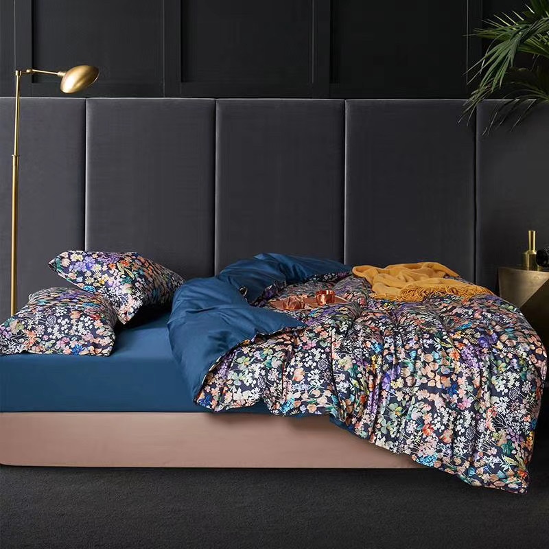 长绒棉套件床上用品四件套床单被套枕套批发零售