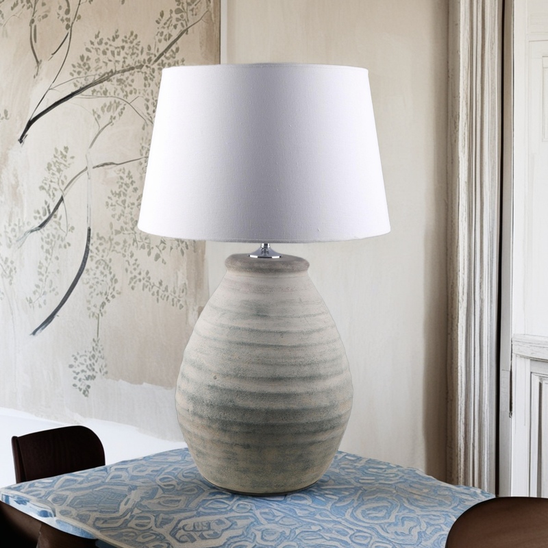 JL2025新款 记连台灯 手工拉胚系列卧室床头灯 酒店用品 高级感 陶瓷 厂家直销 JL LAMP