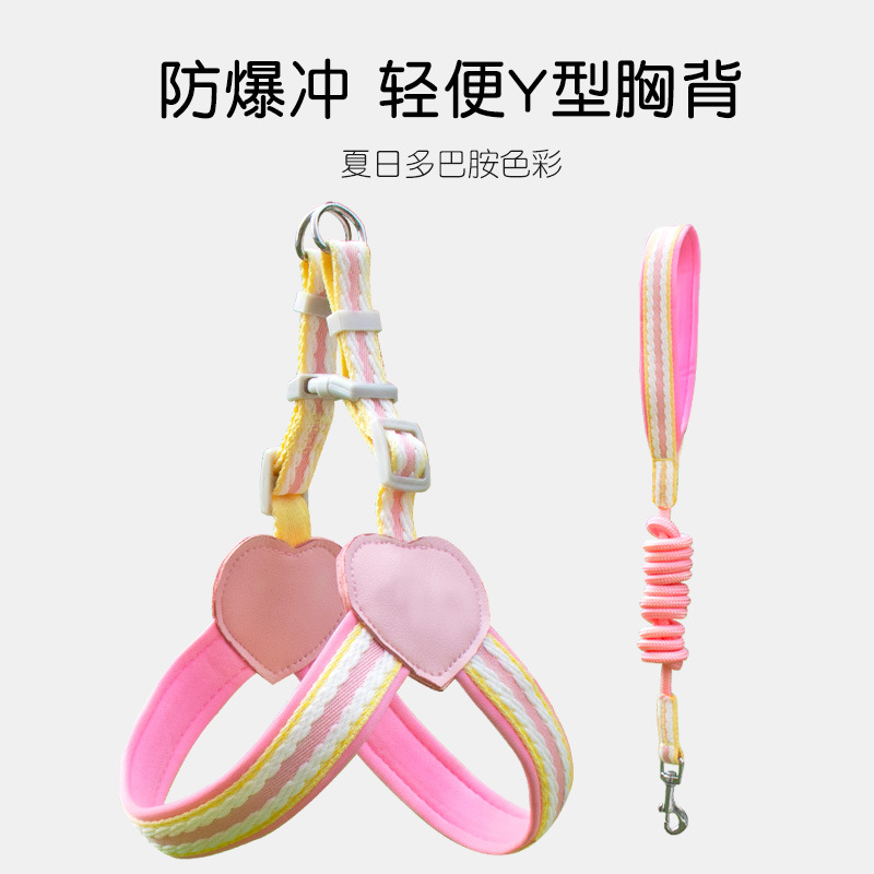 ol狗狗牵引绳背心式遛狗绳狗绳子调节小中大型犬胸背带泰迪宠物用品 Application Scenario