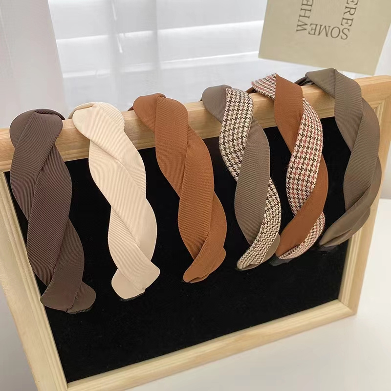 秋冬毛绒洗脸发箍高颅顶可爱头箍发饰头饰发箍