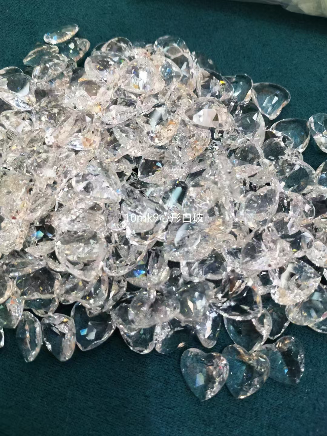 天然白水晶碎石消磁石摆件鱼缸装饰用品配件白水晶香薰扩香石批发