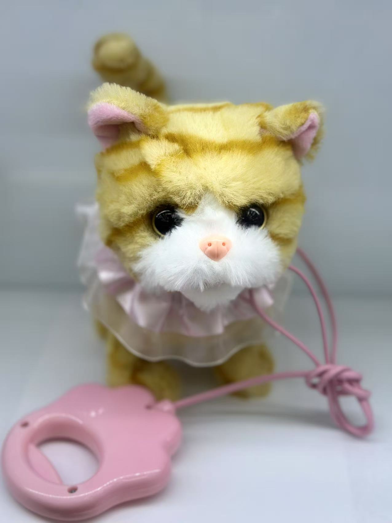 电动毛绒儿童新款电动猫玩具会走路带叫声，会唱歌，会学说话地摊热卖厂家直销详情图5