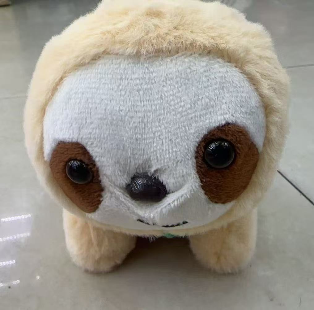 电动毛绒儿童新款电动树懒动物玩具会走路带叫声地摊热卖厂家直销细节图