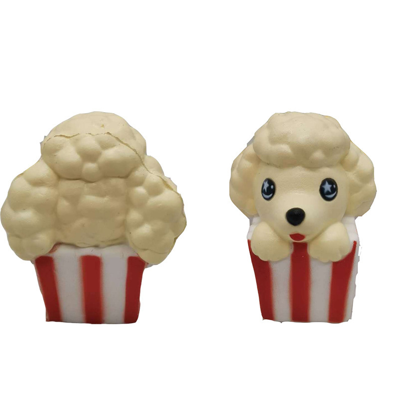 玩具捏捏/爆眼龙/捏捏/儿童玩具/小馒头捏捏白底实物图