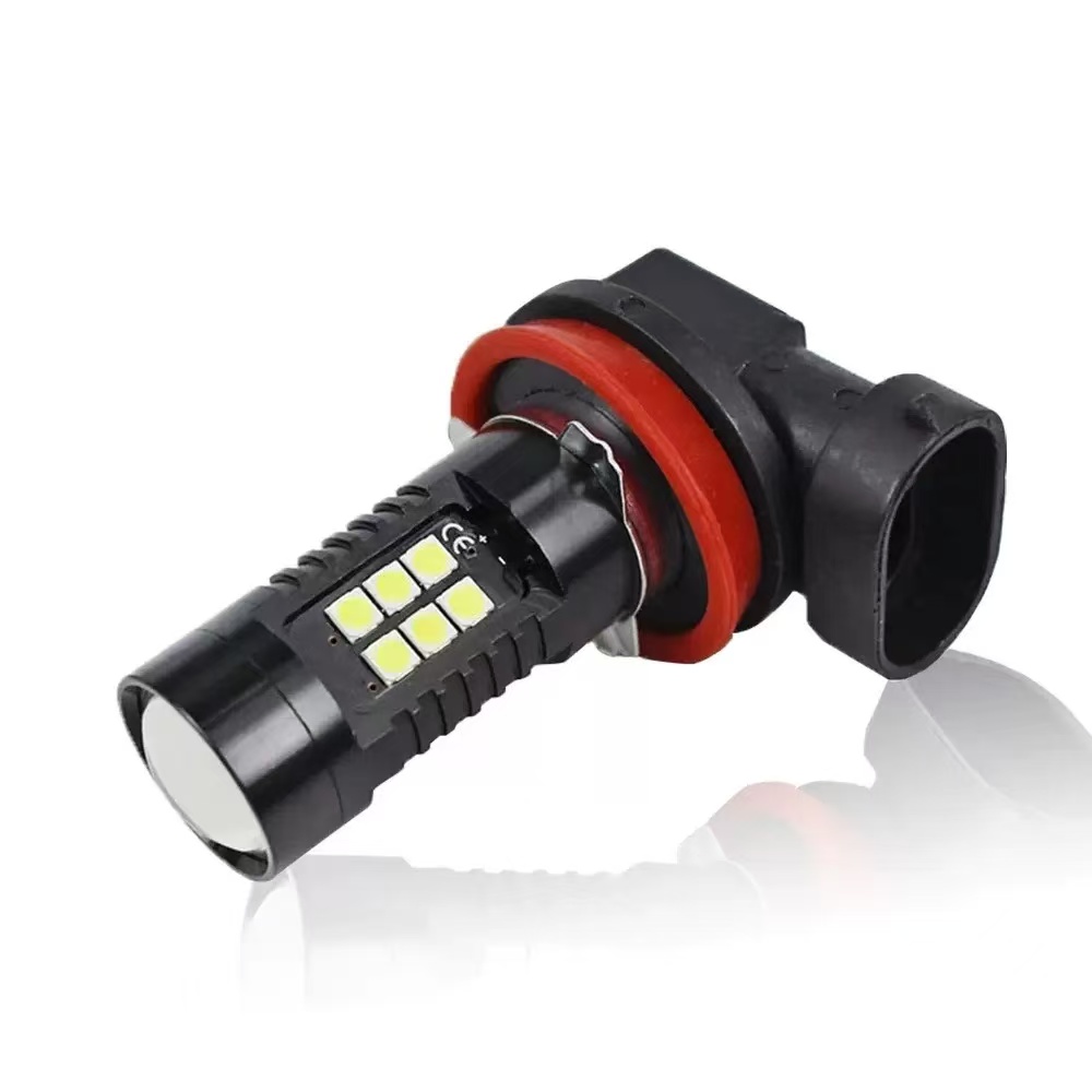 Automotive LED high-brightness fog lamps H8H11, high-brightness H4 anti-fog lamps 3030 21SMD modified lamps