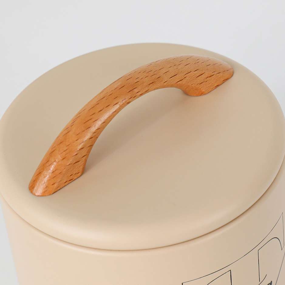 居家日用必备 日用百货实用好物 其他居家日用便捷选择镀锌铁面包盒咖啡罐铁罐茶罐咖啡罐详情11