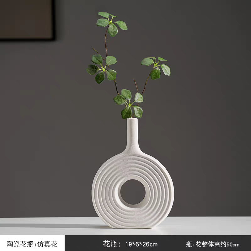 Creative vase high-temperature flower 🌸 vase ceramic detail image 3