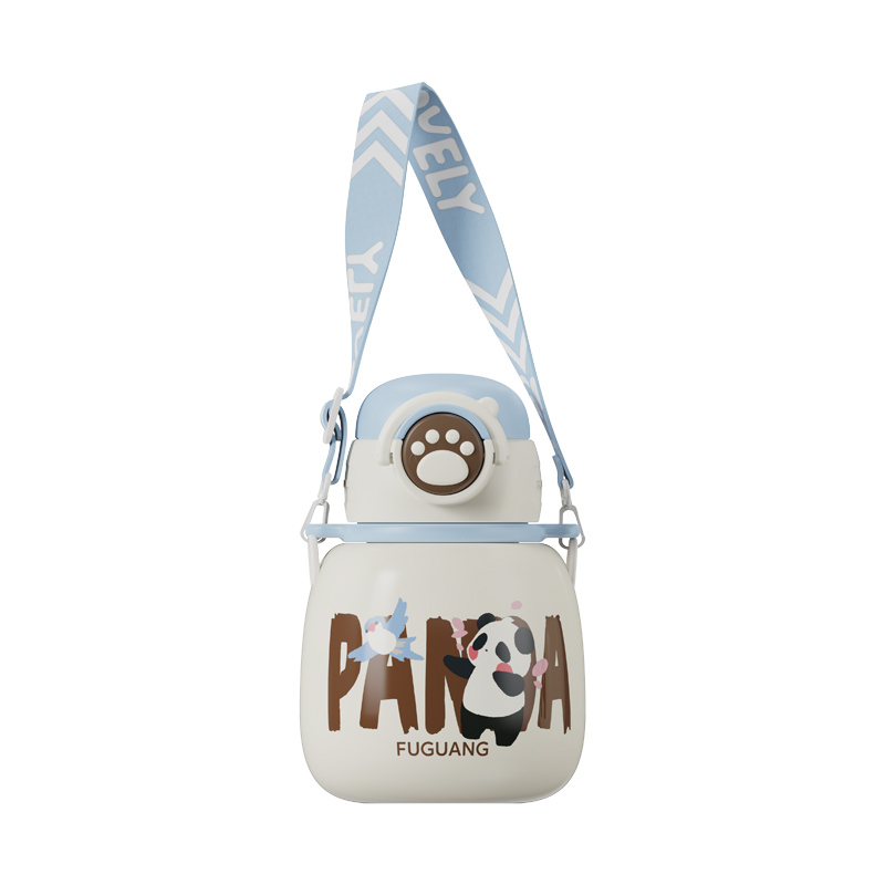 National Trend Fuguang Panda Series Children's Straw Cups Specification image