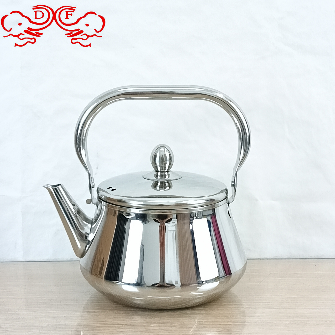 DF88016 thickened stainless steel teapot, flower tea brewing kettle with filter, boiling kettle with handle, bright water kettle, DF TRADINGHOUSE Application Scenario