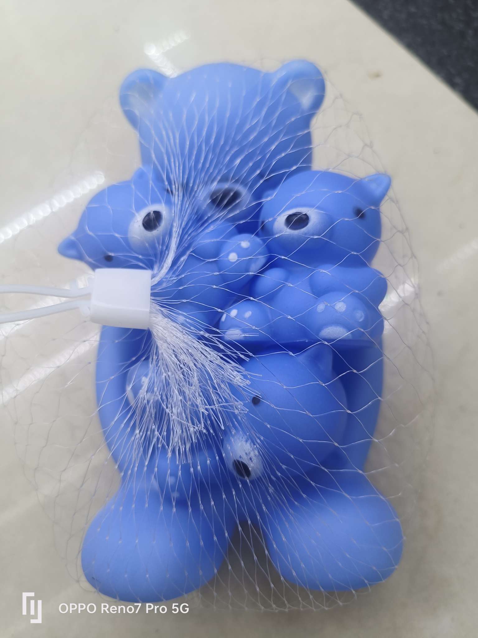 搪胶儿童戏水玩具小熊套装