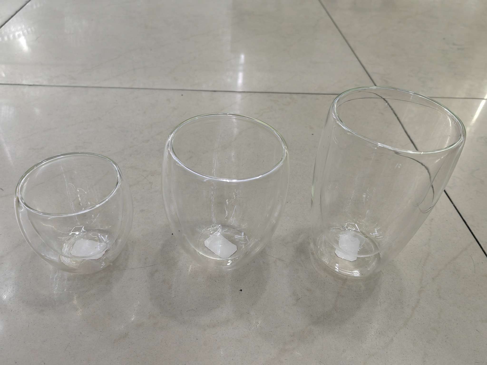 高硼硅玻璃杯 高质量双层玻璃杯 便携家用创意办公茶杯 可定制干花 单杯单盒独立包装细节图