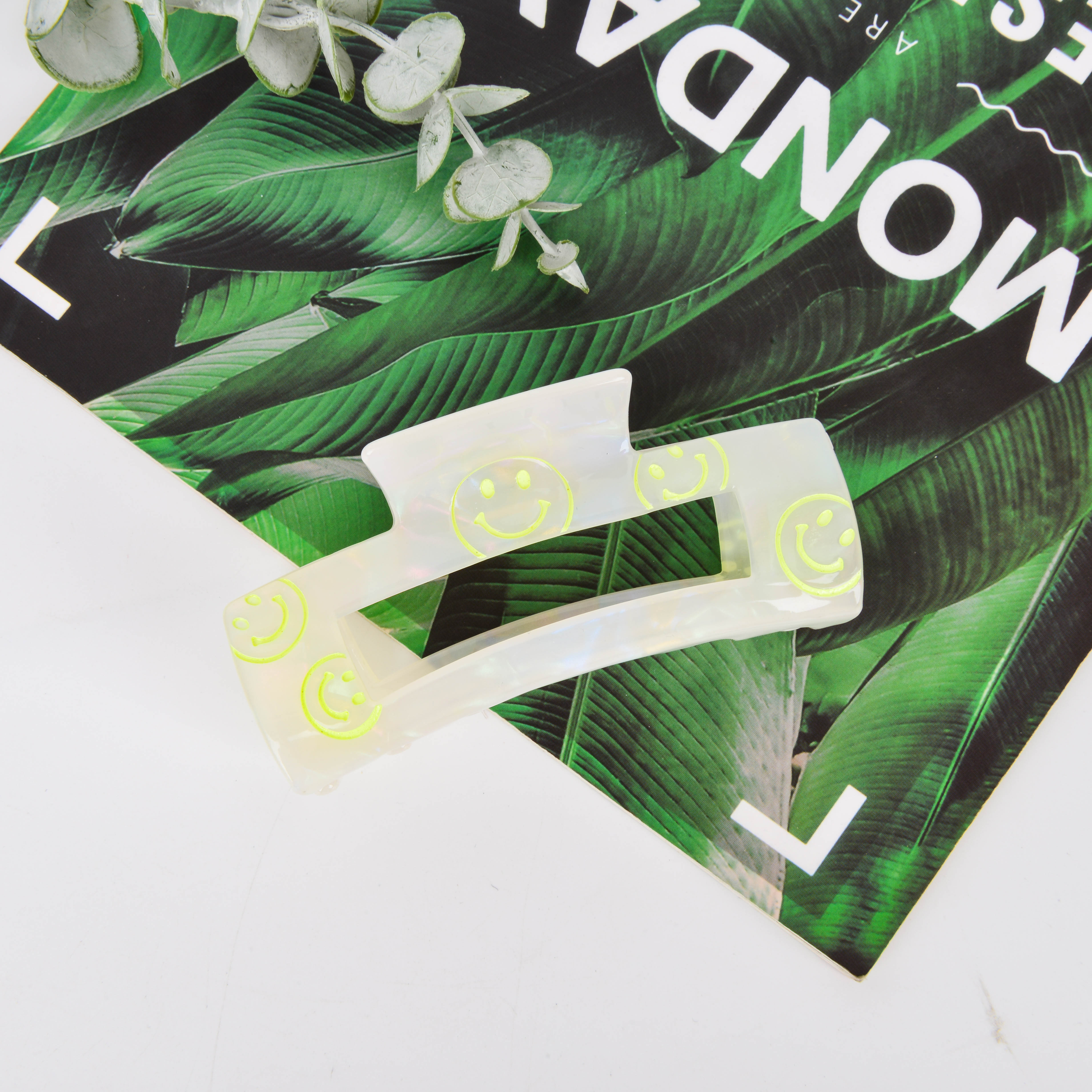 中号方形4.0厚韩国醋酸发夹女后脑勺简约高级感鲨鱼夹源头厂家