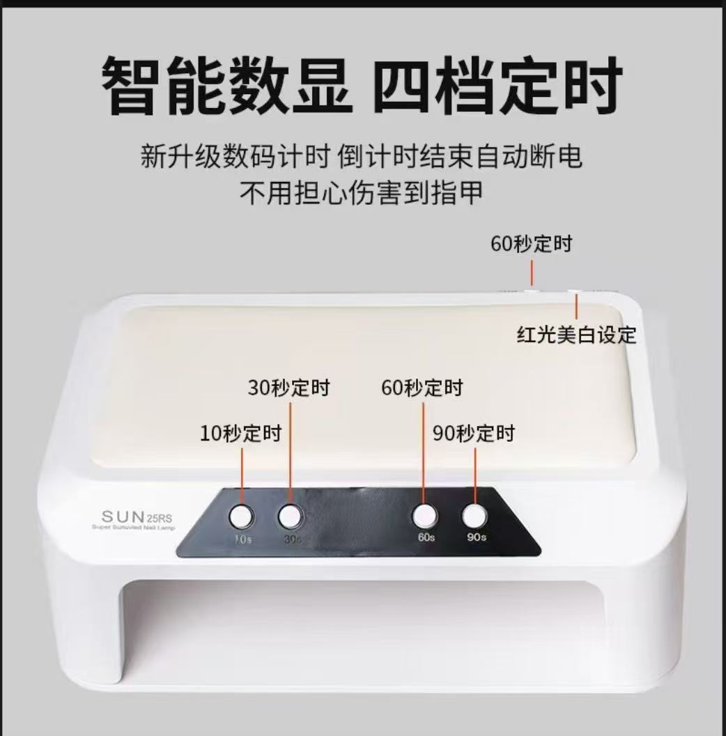 The new dual-hand lamp of 2025, with a high power of 236W and 108 lamp beads, features intelligent sensing and a large space details Picture
