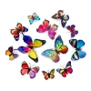 12 3D double-layer butterfly home decoration simulation butterflies, pvc colorful butterfly wall stickers, magnetic fridge magnets details Picture