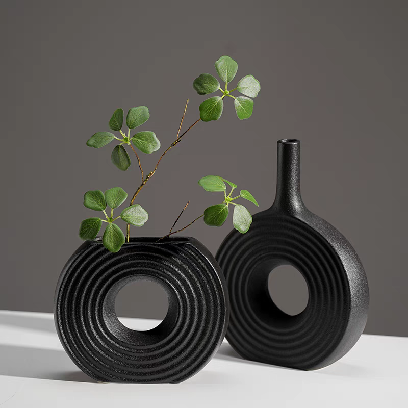 Creative vase high-temperature flower 🌸 vase ceramic Specification image