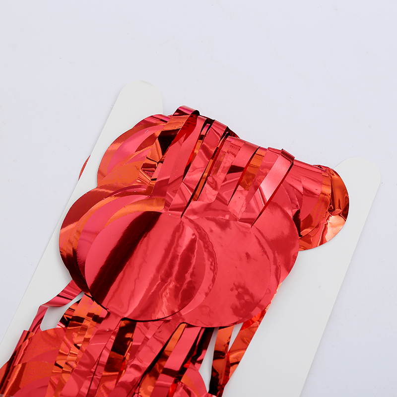 雨丝帘圆片雨丝帘派对装饰门帘厂家直销多色供应爱心五星详情4