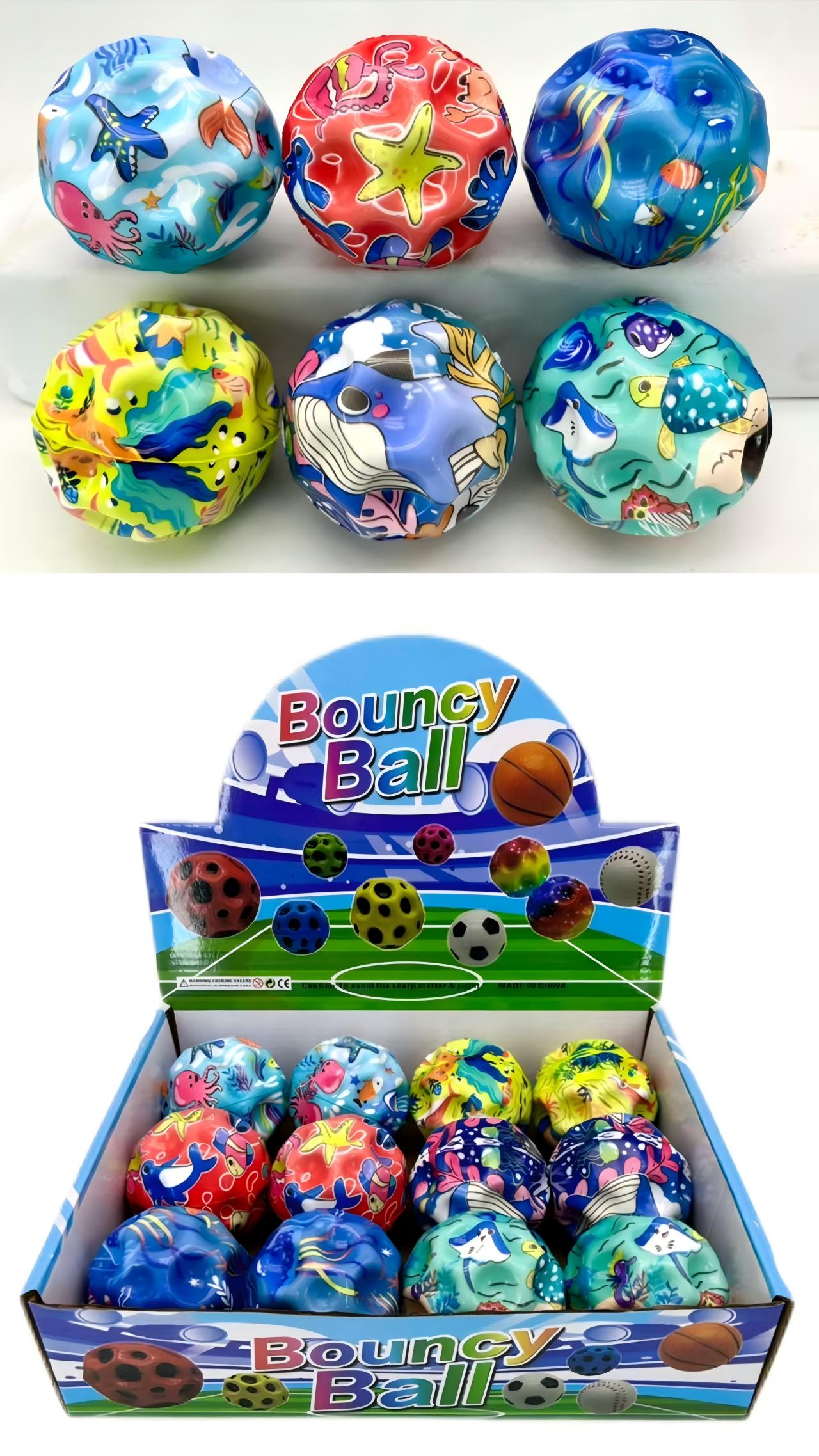 Ocean balls, children's toys, colorful bouncy balls, indoor playground ball pool, filling balls, safe and environmentally friendly materials Specification image