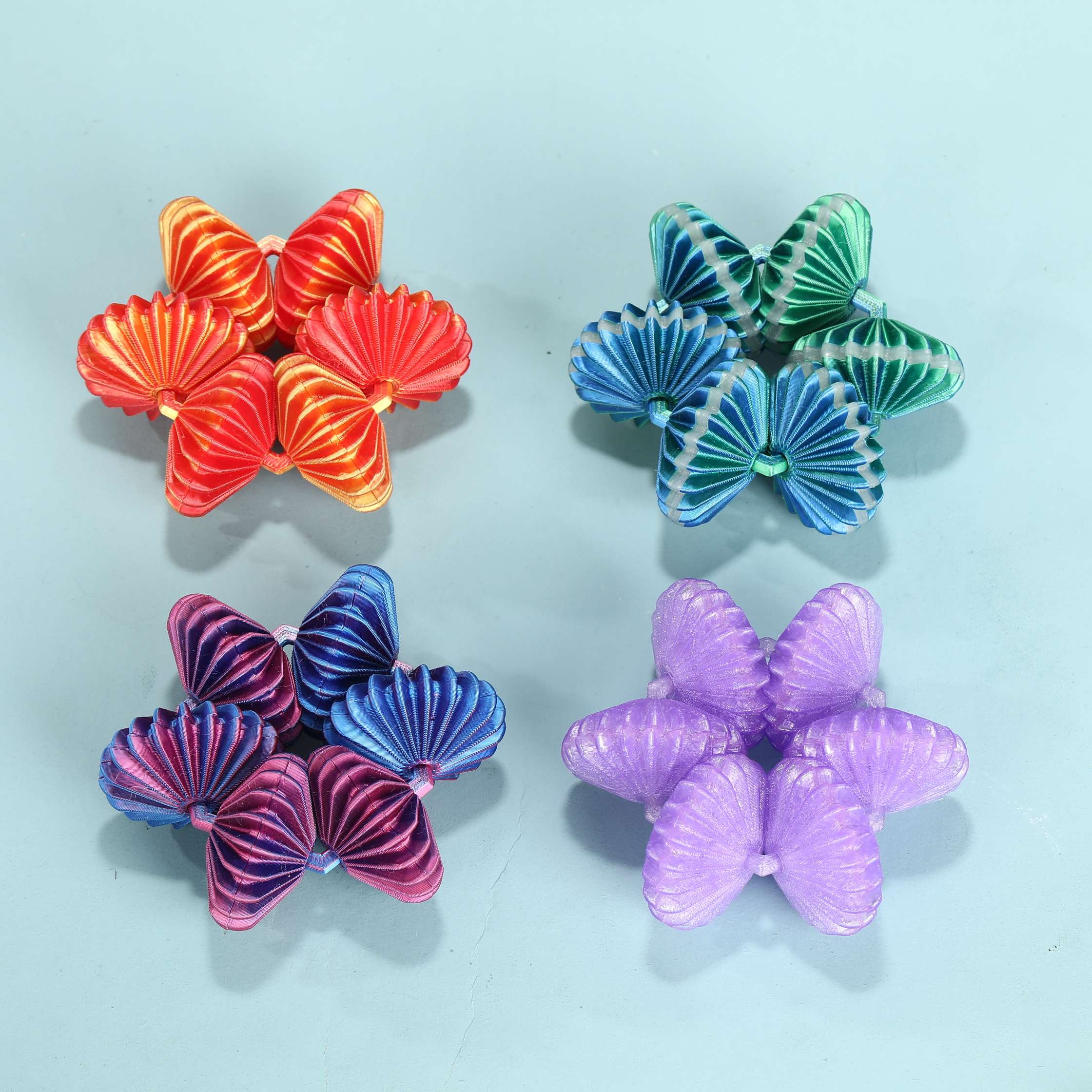 3D打印玩具，爆款，夜市批发，螺旋减压玩具，履带减压玩具，多色动物减压，螺旋玩具