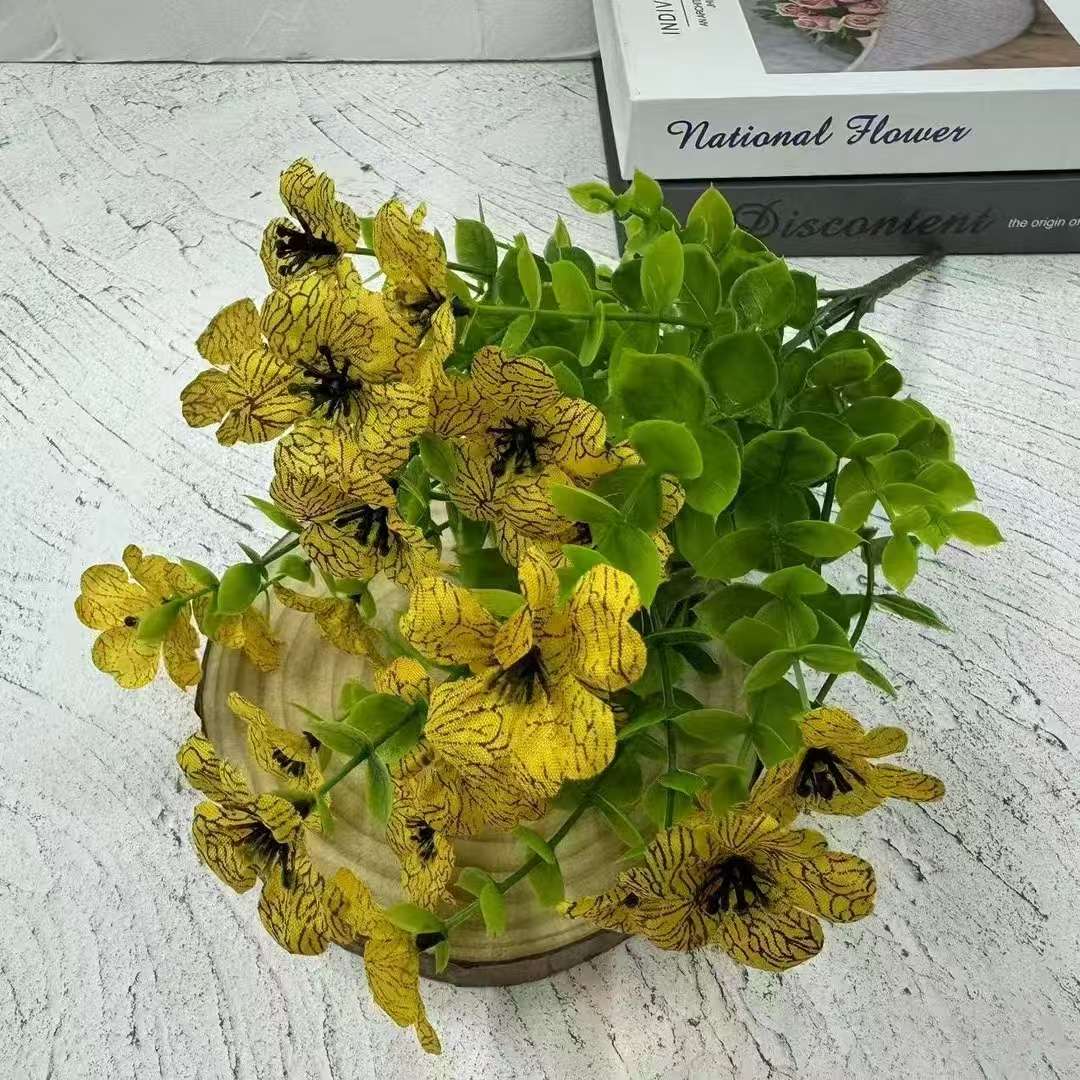 Office culture simulation garden simulation plant simulation flower 7-head, 35-eye, 21-flower violet detail image 4
