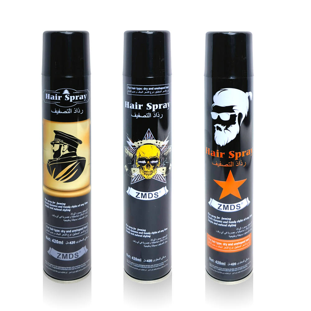 摩丝、啫喱水、发蜡、弹力素实物图