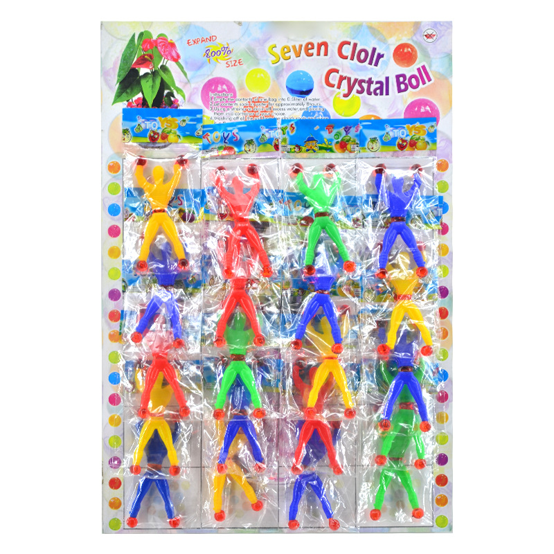 整蛊爬墙人粘性蜘蛛爬墙超人地摊地推礼创意吊板挂板玩具塑料玩具