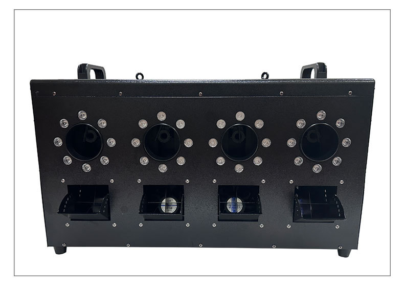 LED舞台四轮烟雾泡泡机 演唱会舞台婚礼专用道具氛围四孔烟泡机DMX遥控RGBW发光酒吧派对活动游乐场水上乐园大型吹泡机详情16