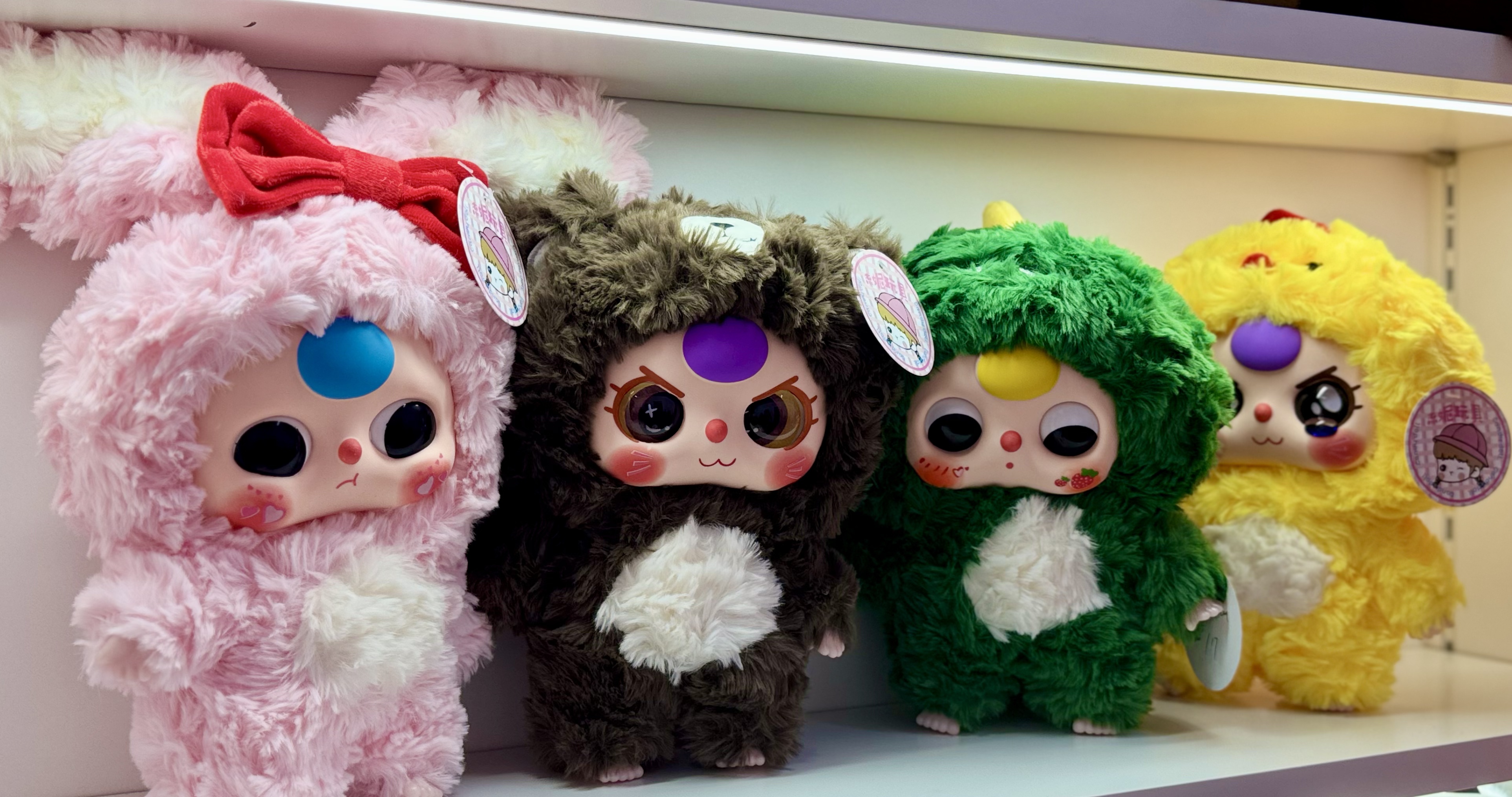 娃三岁babythree莉莉兔大可爱十二生肖浪漫儿童毛绒盲盒