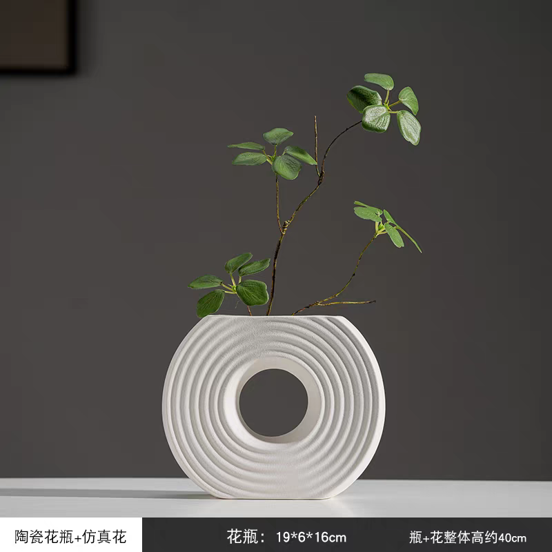 Creative vase high-temperature flower 🌸 vase ceramic detail image 2