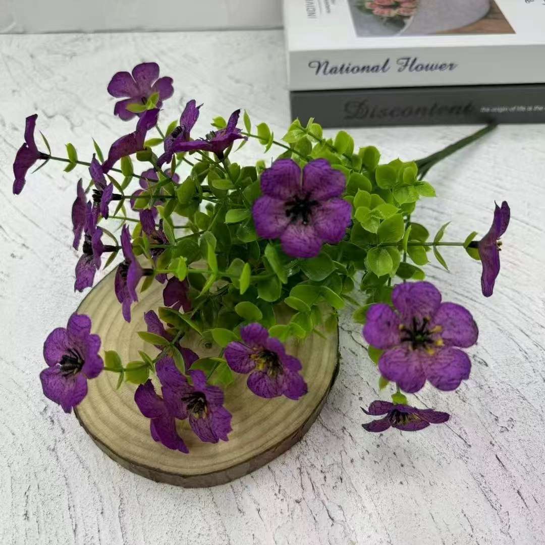 Office culture simulation garden simulation plant simulation flower 7-head, 35-eye, 21-flower violet Item Picture