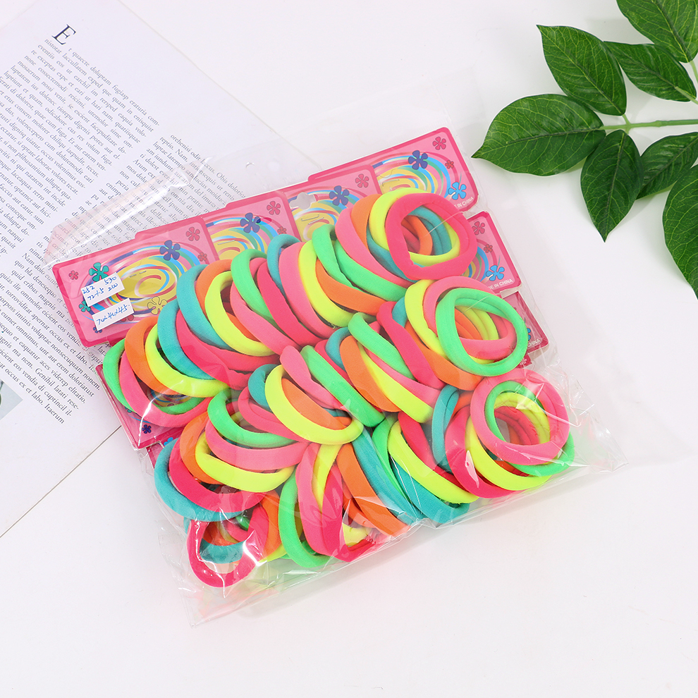 儿童小号多彩弹力发绳不伤发韩版高弹力皮筋好质量流行头饰