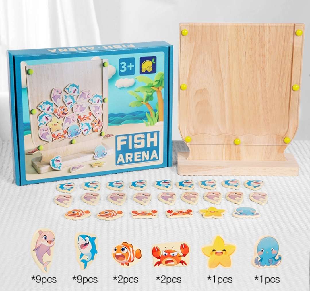 Educational toys, children's early education, exercise logical thinking, parent-child interaction, ocean hands-on fun toys, tabletop games, top scholar cap, children's top scholar cap, children's toys, children's toys detail image 2